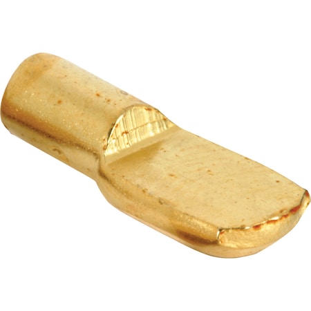 Prime-Line Shelf Support Peg, 7mm, Steel Construction, Brass Plated Finish, PK8 U 10182